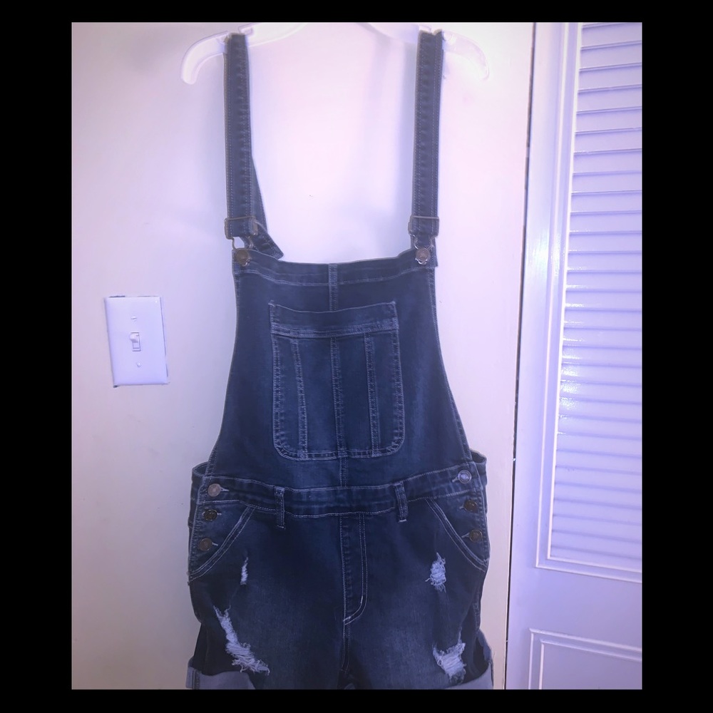Denim Jean Shorts Jumper
